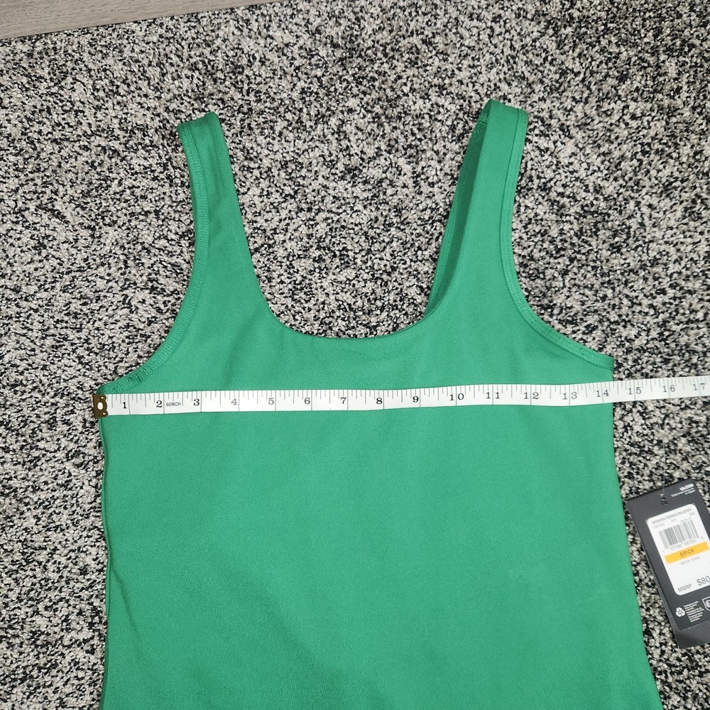 Under Armour Motion Athletic Dress Built-In Bra &Shorts Pocket Size S Green Nwt - Picture 5 of 16